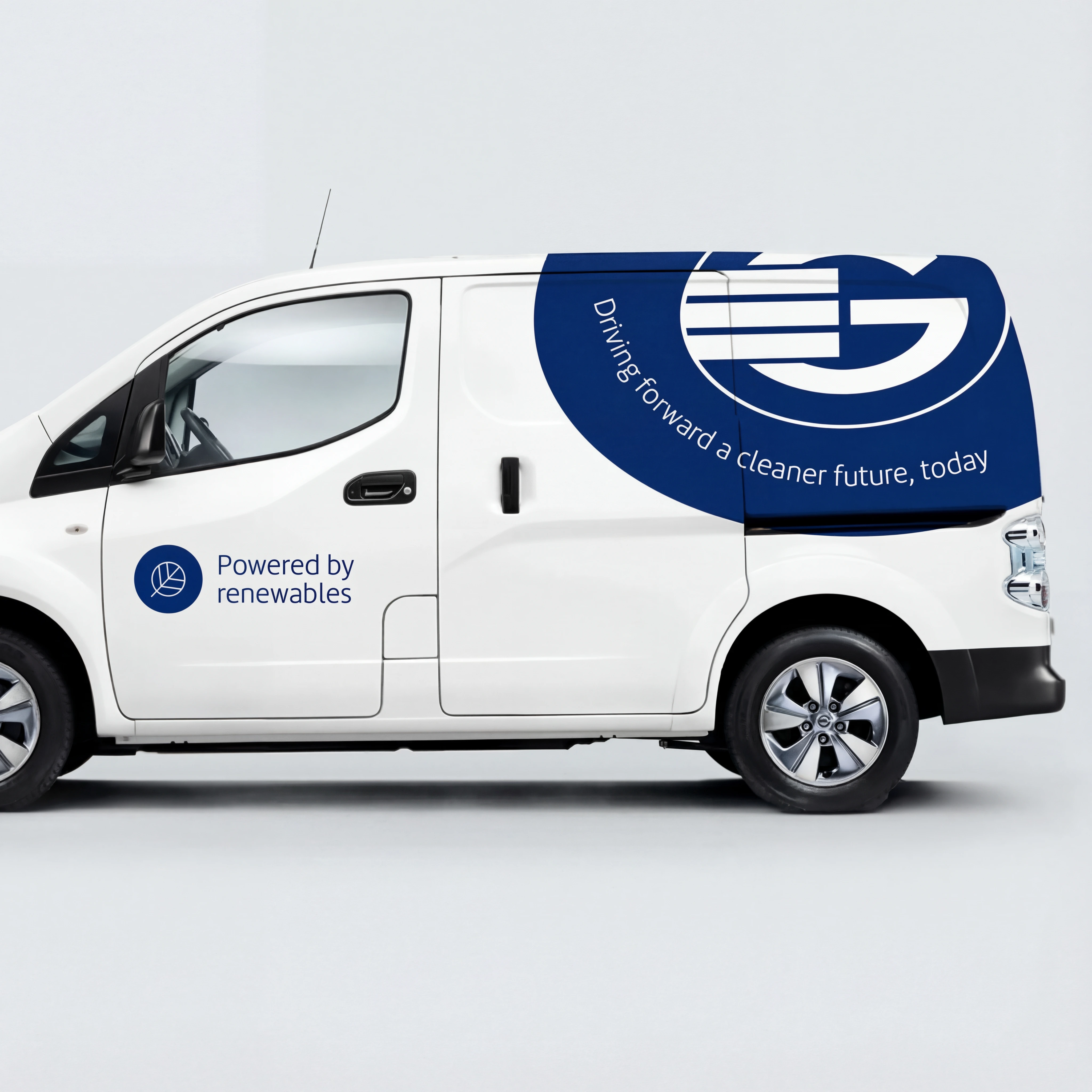 Vehicle graphic design for a Guernsey electricity provider